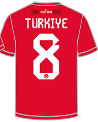 Turkiye Custom Jersey | Gold Cup