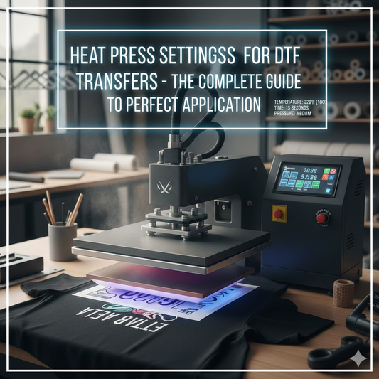 Heat Press Settings for DTF Transfers – The Complete Guide to Perfect Application