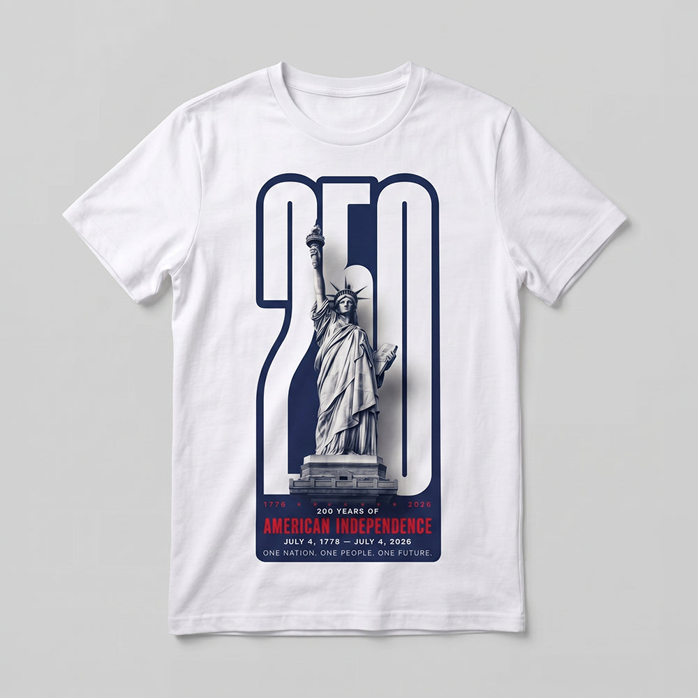 Custom USA 250th Anniversary T-Shirt