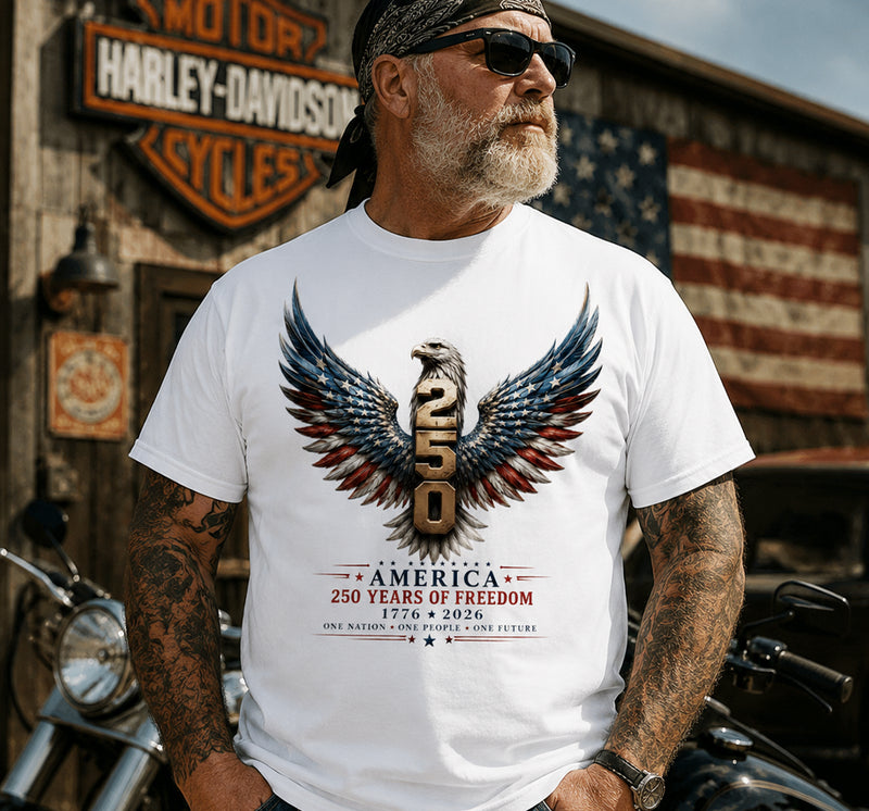 Custom USA 250th Anniversary T-Shirt