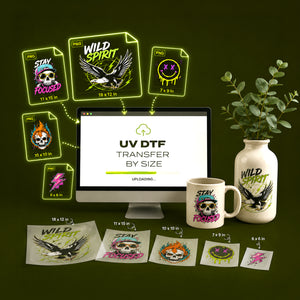 Size By Size UV DTF Transfers