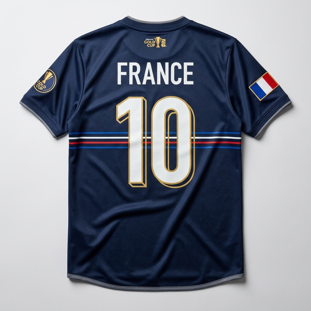 France Custom Jersey | Gold Cup