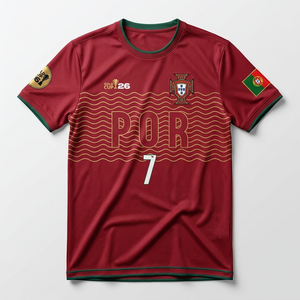 Portugal Custom Jersey | Gold Cup
