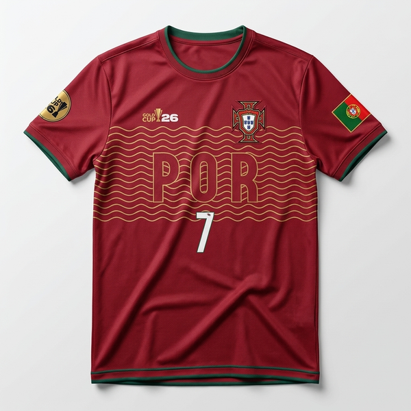 Portugal Custom Jersey | Gold Cup