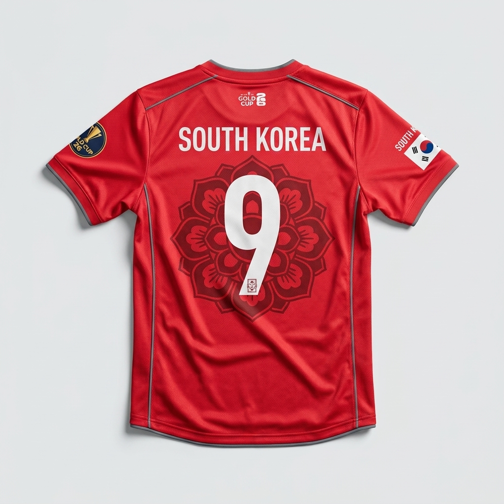 South Korea Custom Jersey | Gold Cup