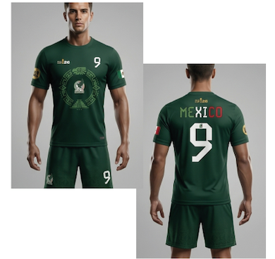 Mexico Custom Jersey | Gold Cup