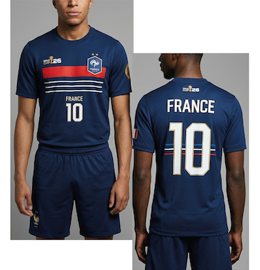 France Custom Jersey | Gold Cup