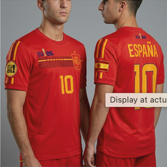 Spain Custom Jersey | Gold Cup