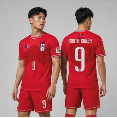 South Korea Custom Jersey | Gold Cup