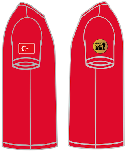 Turkiye Custom Jersey | Gold Cup