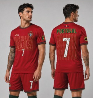 Portugal Custom Jersey | Gold Cup