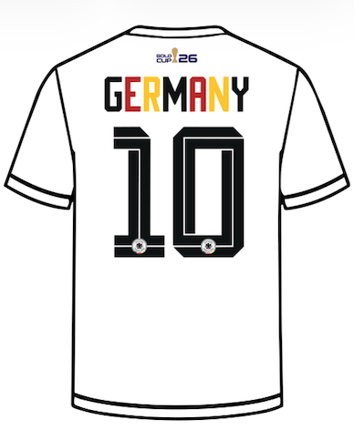 Germany Custom Jersey | Gold Cup
