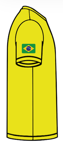 Brazil Custom Jersey | Gold Cup