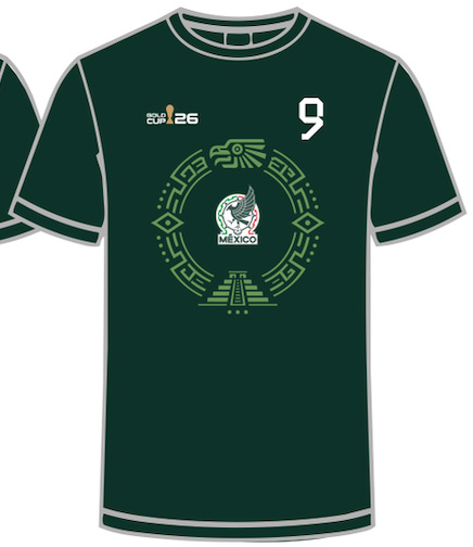 Mexico Custom Jersey | Gold Cup