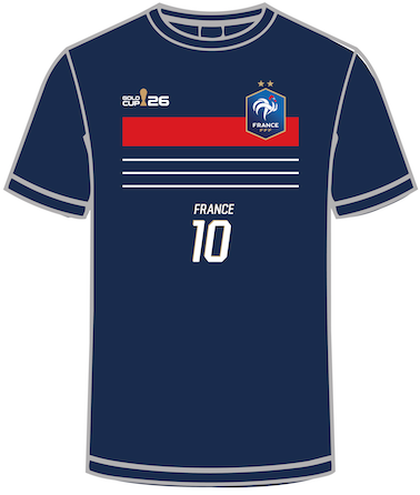 France Custom Jersey | Gold Cup