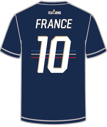 France Custom Jersey | Gold Cup