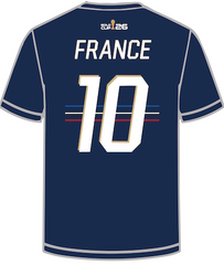 France Custom Jersey | Gold Cup