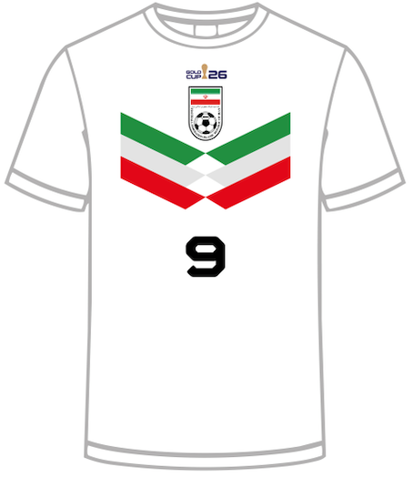 Iran Custom Jersey | Gold Cup