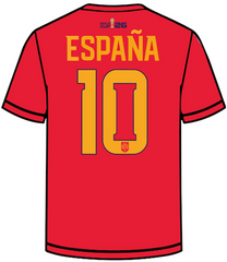 Spain Custom Jersey | Gold Cup