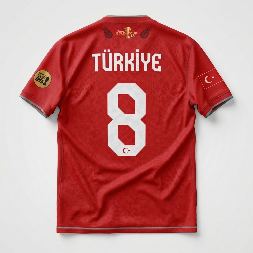 Turkiye Custom Jersey | Gold Cup
