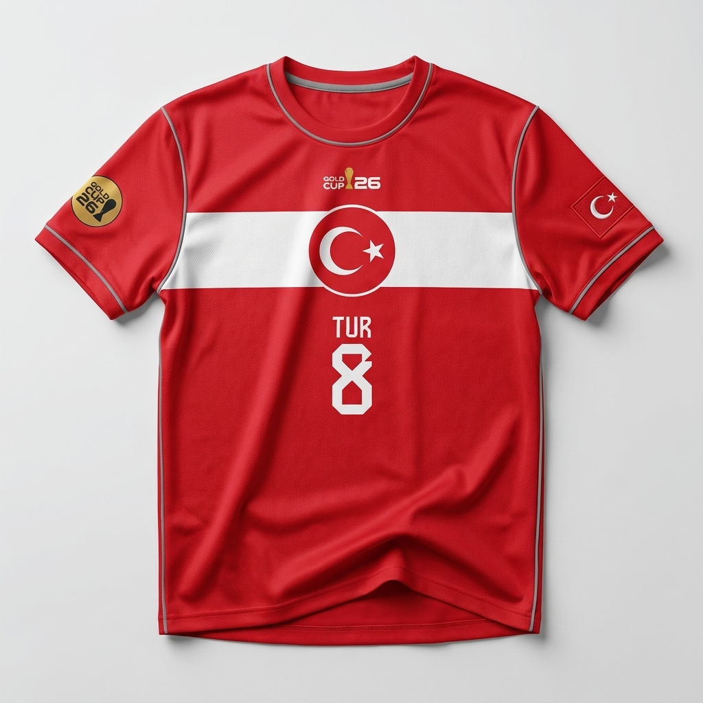 Turkiye Custom Jersey | Gold Cup