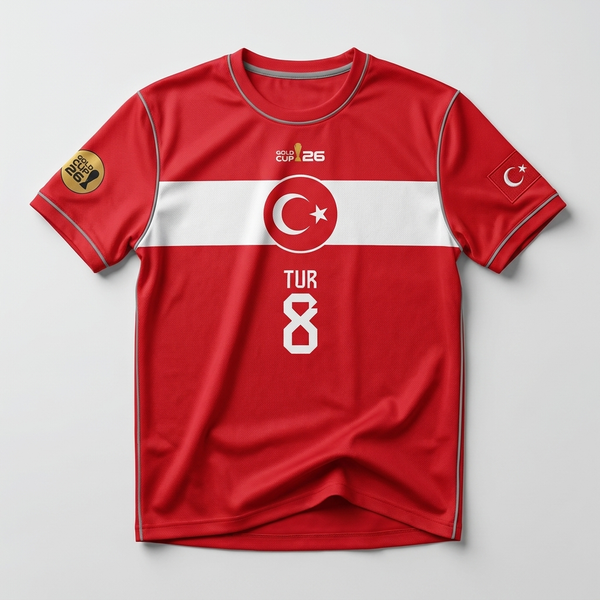 Turkiye Custom Jersey | Gold Cup
