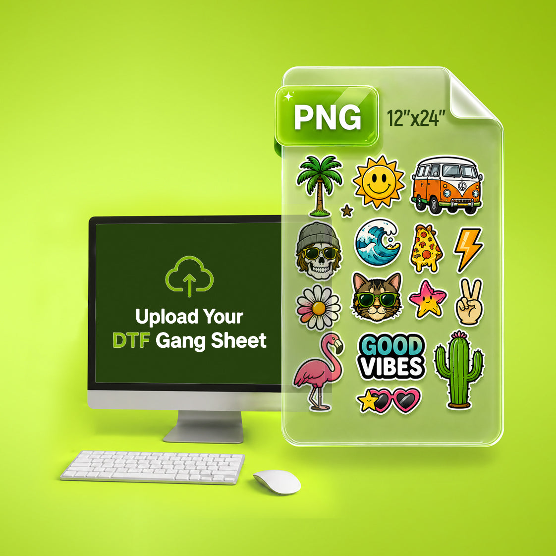 Upload Your Own DTF Gang Sheet