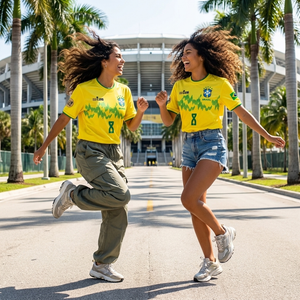 Brazil Custom Jersey | Gold Cup