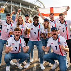 England Custom Jersey | Gold Cup