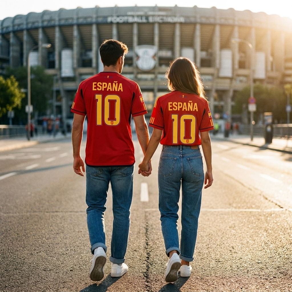 Spain Custom Jersey | Gold Cup
