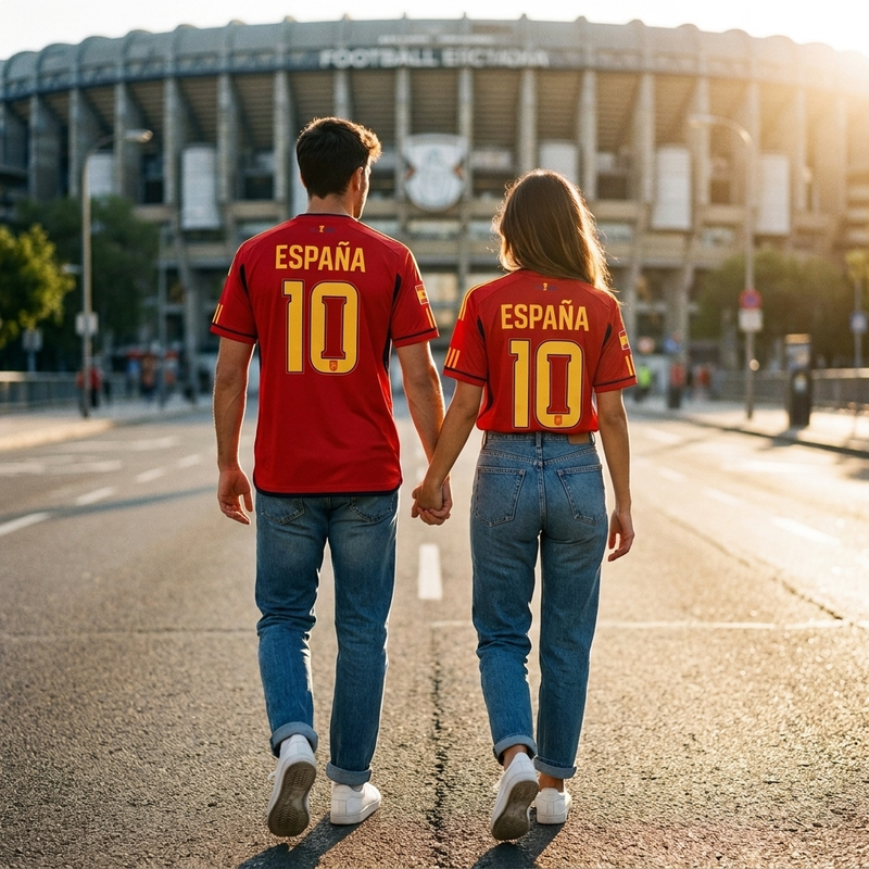 Spain Custom Jersey | Gold Cup